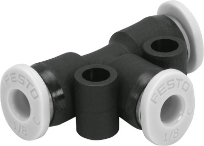 QBMT-1/8T-U / Push-in t-conn. QBMT-1/8T-U