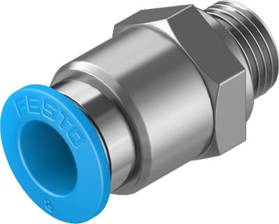 Image QS-G1/8-8 / Push-in fitting QS-G1/8-8