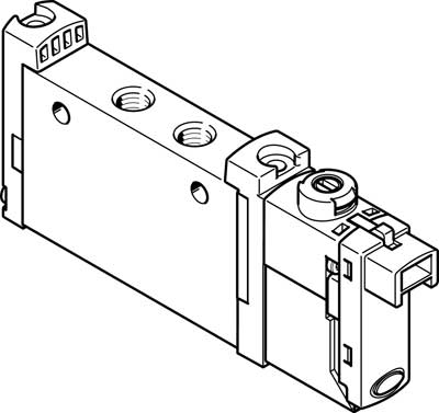 VUVG-L10-M52-MT-M5-1H2L-W1 / Solenoid valve  VUVG-L10-M52-MT-M5-1H2L&