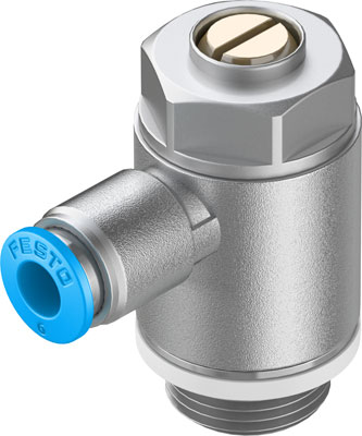 GRLA-3/8-QS-6-D / 1-way contr.val GRLA-3/8-QS-6-D