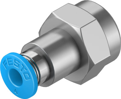 QSF-1/8-4-B / Push-in fitting QSF-1/8-4-B