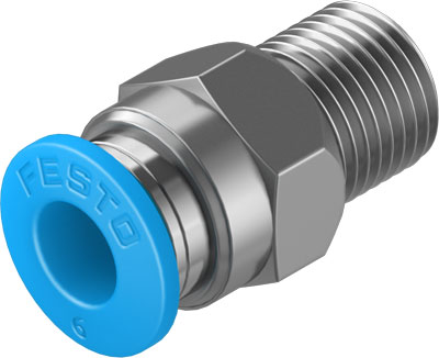 QS-1/8-6-100 / Push-in fitting QS-1/8-6-100