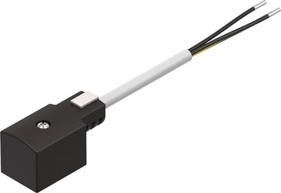 KMF-1-24-10-LED / Plug s. w cable KMF-1-24-10-LED