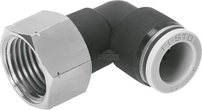 QBLF-3/8-3/8-U / Push-in L-fit   QBLF-3/8-3/8-U