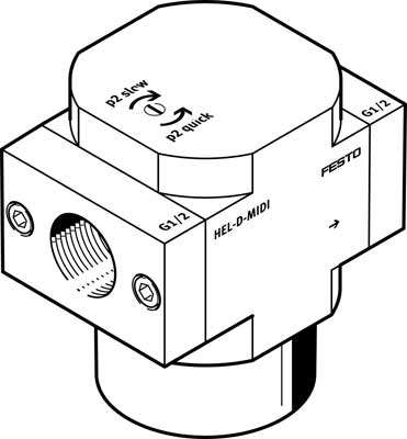 HEL-1/2-D-MIDI / On/off valve    HEL-1/2-D-MIDI