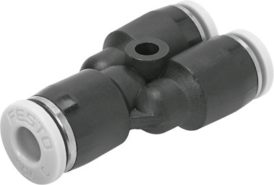 QBY-3/8T-1/4-U / P/in Y-connect. QBY-3/8T-1/4-U