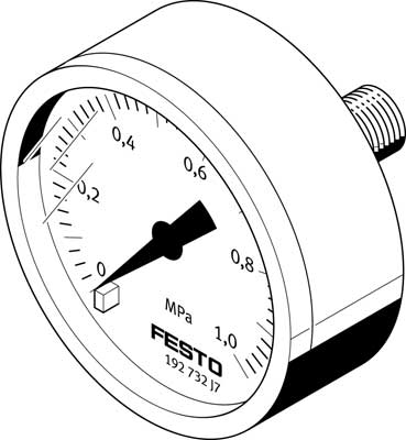 MA-63-1-1/4-EN / Pressure gauge  MA-63-1-1/4-EN