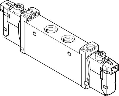VUVG-L14-B52-T-G18-1H2L-W1 / Solenoid valve  VUVG-L14-B52-T-G18-1H2L&
