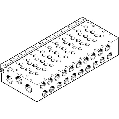 VABM-L1-18W-G38-2 / Manifold rail   VABM-L1-18W-G38-2