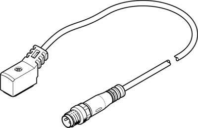 NEBV-Z4WA2L-R-E-0.5-N-M8G3-S1 / câble de liaison