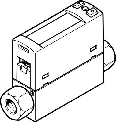 SFAH-50U-G18FS-PNLK-PNVBA-M8 / Flow sensor