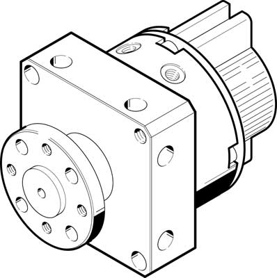 DSM-10-90-P-A-FW / Semi-rot. drive DSM-10-90-P-A-FW