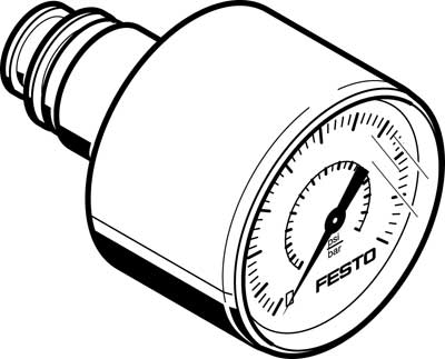 PAGN-26-145P-P10 / Pressure gauge  PAGN-26-145P-P10