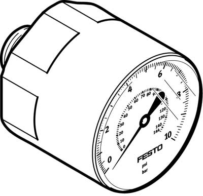 MA-15-145-M5-PSI / Pressure gauge  MA-15-145-M5-PSI