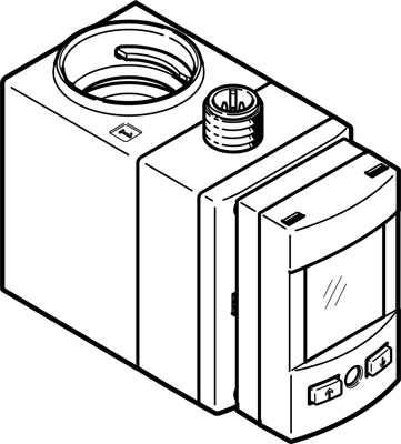 SFAW-32T-X-E-PNLK-PNVBA-M12 / Flow sensor     SFAW-32T-X-E-PNLK-PNVBA&