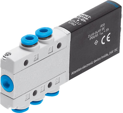 MHE2-MS1H-5/2-QS-4 / Solenoid valve  MHE2-MS1H-5/2-QS-4