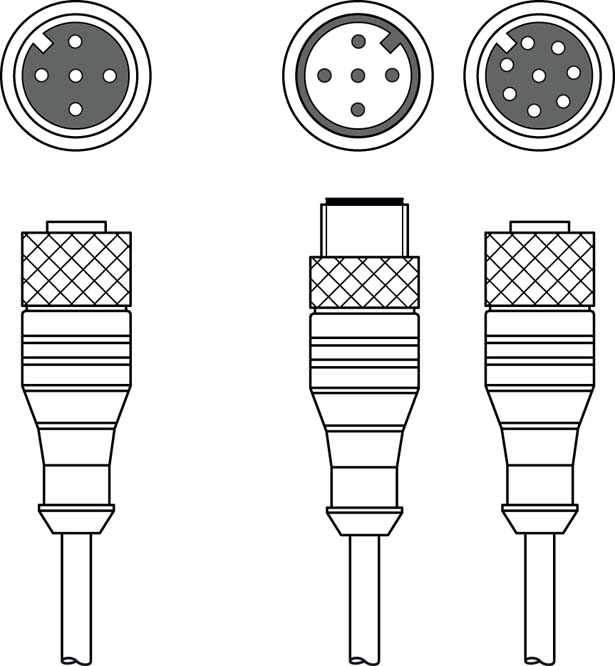 K-Y1 M12A-20m-M12A-S-PUR Interconnection cable