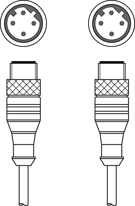 KSS ET-M12-4A-M12-4A-P7-050 / Interconnection cable Suitable for interface: Ethernet; Connection 1: Connector, M12, Axial, Male, D-coded, 4 -pin; Conn