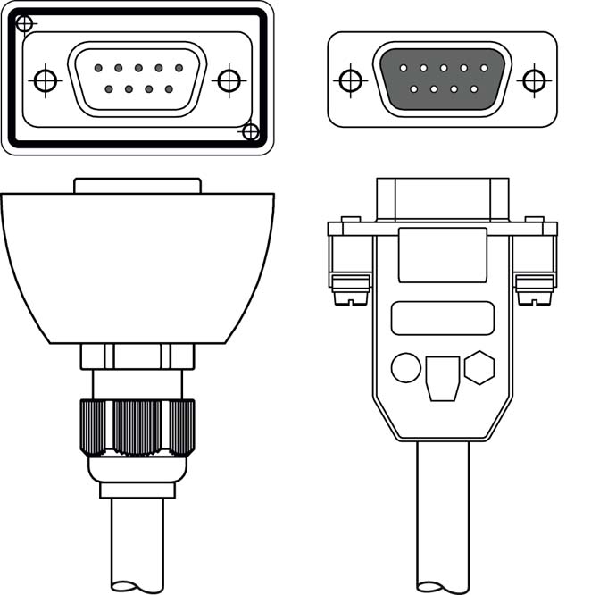 CB-D9-5000-5GF/GM Interconnection cable