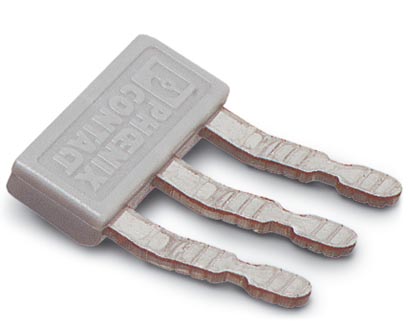 EB 3- 5    Cross connector/jumper for modular terminal block, Number of positions: 3, Color: gray