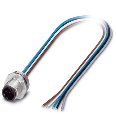 SACC-E-MSB-5CON-M16/0,5 SCO    Fieldbus flush-type plug, INTERBUS/PROFIBUS, 5-pos., M12 SPEEDCON, B-