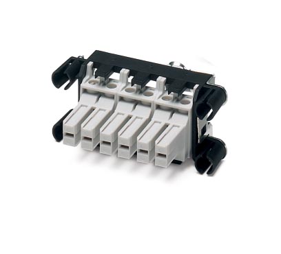 VC-TR2/3M-PEA-S222-SET    Contact insert set for sleeve side, sleeve frame with PE, 4 fixing screws,