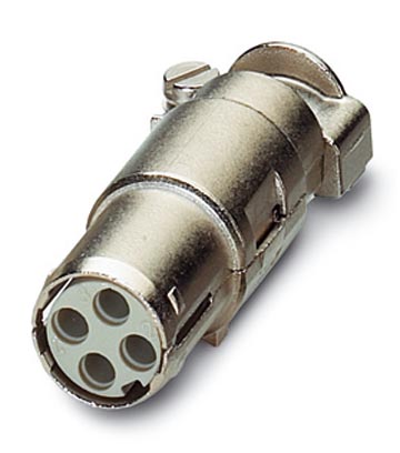 HC-M-EMV-BU/3-9,5    HEAVYCON EMC connector, female insert, 4-pos., to connect shielded conductors w