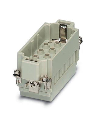 HC-K12/ 2-ESTC    HEAVYCON male insert, K12/2 series, for 12 power and 2 control contacts, crimp con