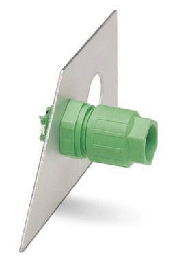 Q 1,5/4FL/24-M20KU-ESA    Panel feed-through, for external wall mounting, with manual solder/slip-on