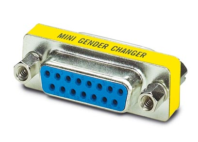 VS-15-GC-BU/BU    D-SUB contact insert, shell size 2, with 15 signal contacts, contact type socket,