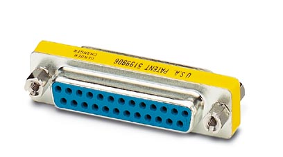VS-25-GC-BU/BU    D-SUB contact insert, shell size 3, with 25 signal contacts, contact type socket,
