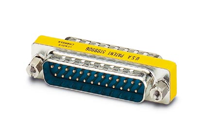 VS-25-GC-ST/ST    D-SUB contact insert, shell size 3, with 25 signal contacts, contact type pin, gen