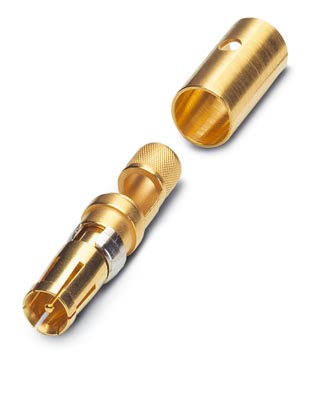 VS-BU-KX-50-RG58    Coaxial contact, for D-SUB combination inserts, solder cup, socket, straight, fo