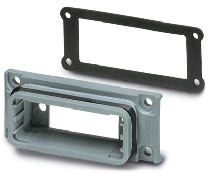 VS-15-A    D-SUB panel mounting frame, shell size 2, IP67 degree of protection