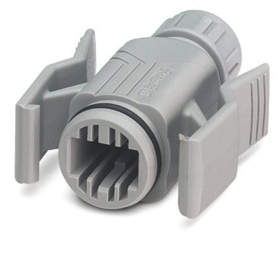VS-08-T-RJ45/IP67    RJ45 sleeve housing, IP67, for pin insert VS-08-ST-RJ45, with push-pull interlo