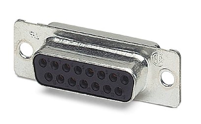 VS-15-BU-DSUB-EG    D-SUB contact insert, shell size 2, with 15 signal contacts, contact type socket