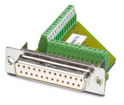 VS-25-BU-DSUB/25-MPT-0,5    D-SUB contact insert, shell size 3, with 25 signal contacts, female cont