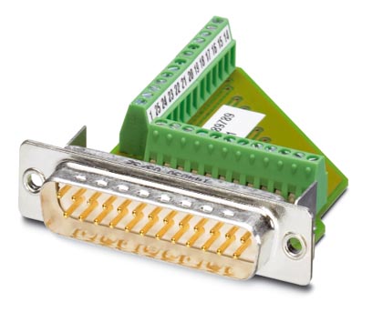 VS-25-ST-DSUB/25-MPT-0,5    D-SUB contact insert, shell size 3, with 25 signal contacts, male contac
