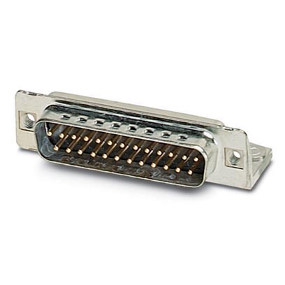 VS-25-ST-DSUB-ER    D-SUB contact insert, shell size 3, with 25 signal contacts, contact type pin, f