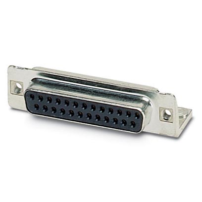 VS-25-BU-DSUB-ER    D-SUB contact insert, shell size 3, with 25 signal contacts, contact type socket