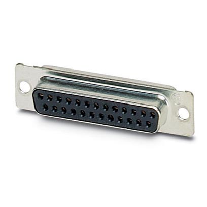 VS-25-BU-DSUB-EG    D-SUB contact insert, shell size 3, with 25 signal contacts, contact type socket