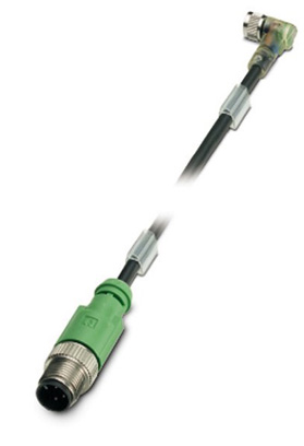 SAC-3P-MS/2,0-170/M 8FR-2L SCO    Sensor/actuator cable, 3-pos., PUR halogen-free, black, straight p