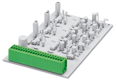 FRONT 1,5-V-3,81    PC terminal block, Nominal current: 17.5 A, Nom. voltage: 200 V, Pitch: 3.81 mm,