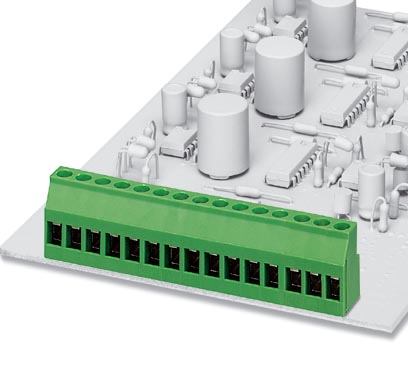 MKDS 3/ 3 KMGY PIN 3,5(VPE500)    PC terminal block, Nominal current: 24 A, Nom. voltage: 250 V, Pitch: 5 mm, Number of positions: 3, Type of connecti