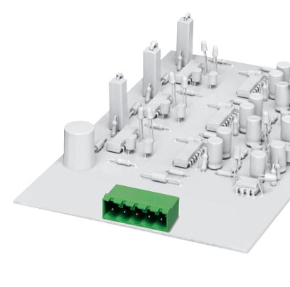 MSTBA 2,5/ 5-G-5,08 BK AU    Header, Nominal current: 12 A, Nom. voltage: 250 V, Pitch: 5.08 mm, Num