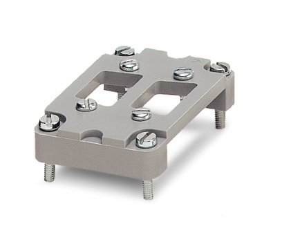 HC-B 6-ADP/2 DSUB 15    D-SUB adapter plate, for two D-SUB connectors, no. of positions 15, housing