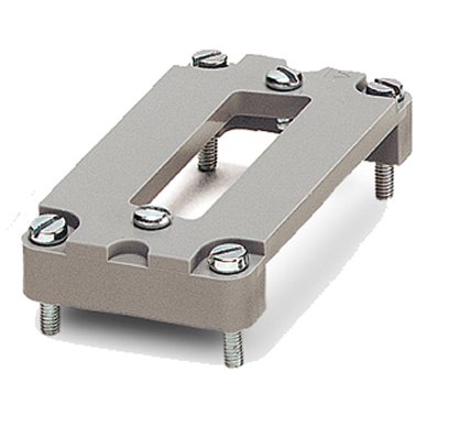 HC-B 10-ADP/1 DSUB 25    D-SUB adapter plate, for one D-SUB connector, no. of positions 25, housing