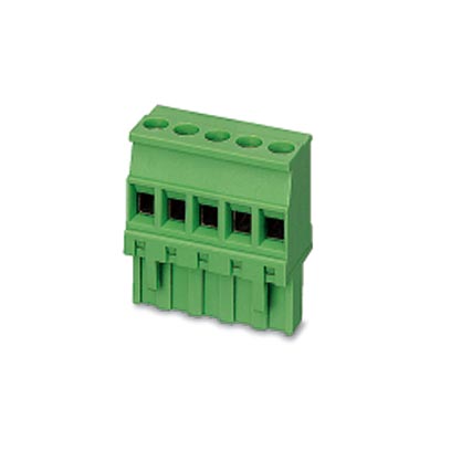 MVSTBR 2,5/ 5-ST-5,08 BK AU    Plug component, Nominal current: 12 A, Nom. voltage: 250 V, Pitch: 5.