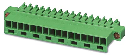 MCC 1/20-STZF-3,81    Plug component, Nominal current: 8 A, Nom. voltage: 160 V, Pitch: 3.81 mm, Num