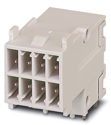 VC-AML 8    Contact insert module, for panel mounting frames, with 90? PCB connection, 8-pos., 160 V